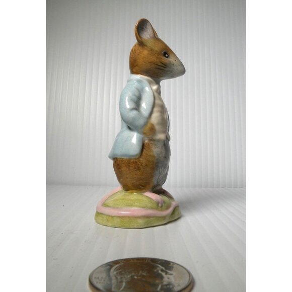 Beatrix Potters Johnny Town-Mouse Vintage Figurine By Beswick England Circa 1954 - Picture 4 of 5
